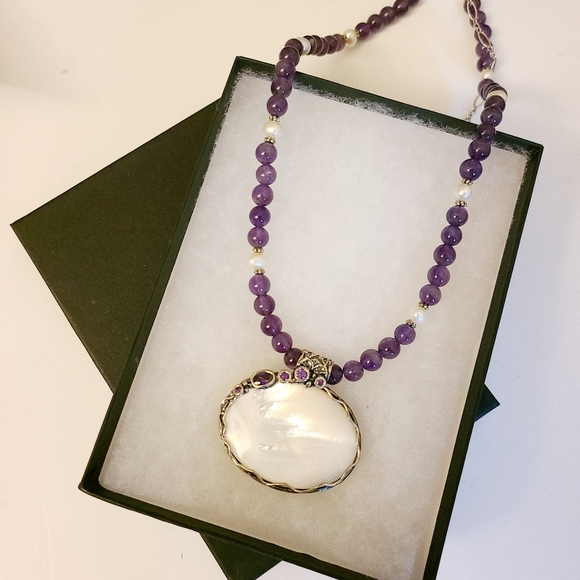 Amethyst, Mother of Pearl, Freshwater Pearl - Picture 8 of 9
